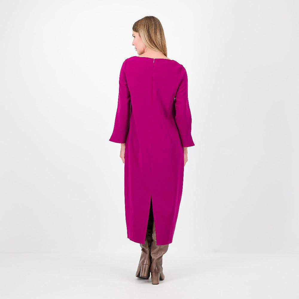 QVC Caterina Lancini Abito A Uovo In Tessuto Bi-stretch