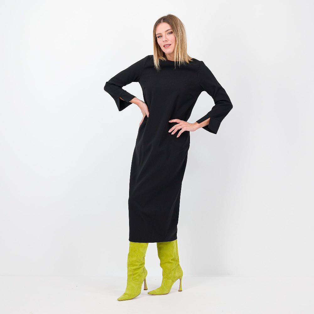 QVC Caterina Lancini Abito a uovo in tessuto bi-stretch
