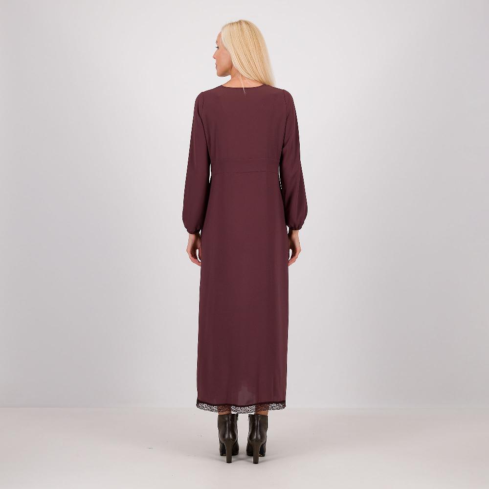 QVC Caterina Lancini Abito In Crêpe De Chine Con Scollo Incrociato