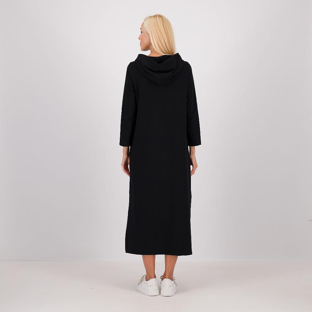 QVC Caterina Lancini Abito In Felpa Di Cotone Con Cappuccio
