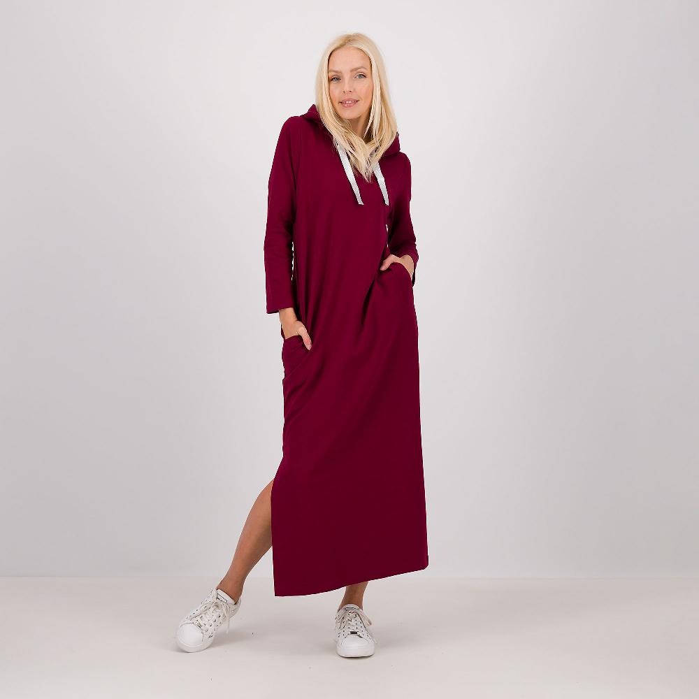 QVC Caterina Lancini Abito In Felpa Di Cotone Con Cappuccio