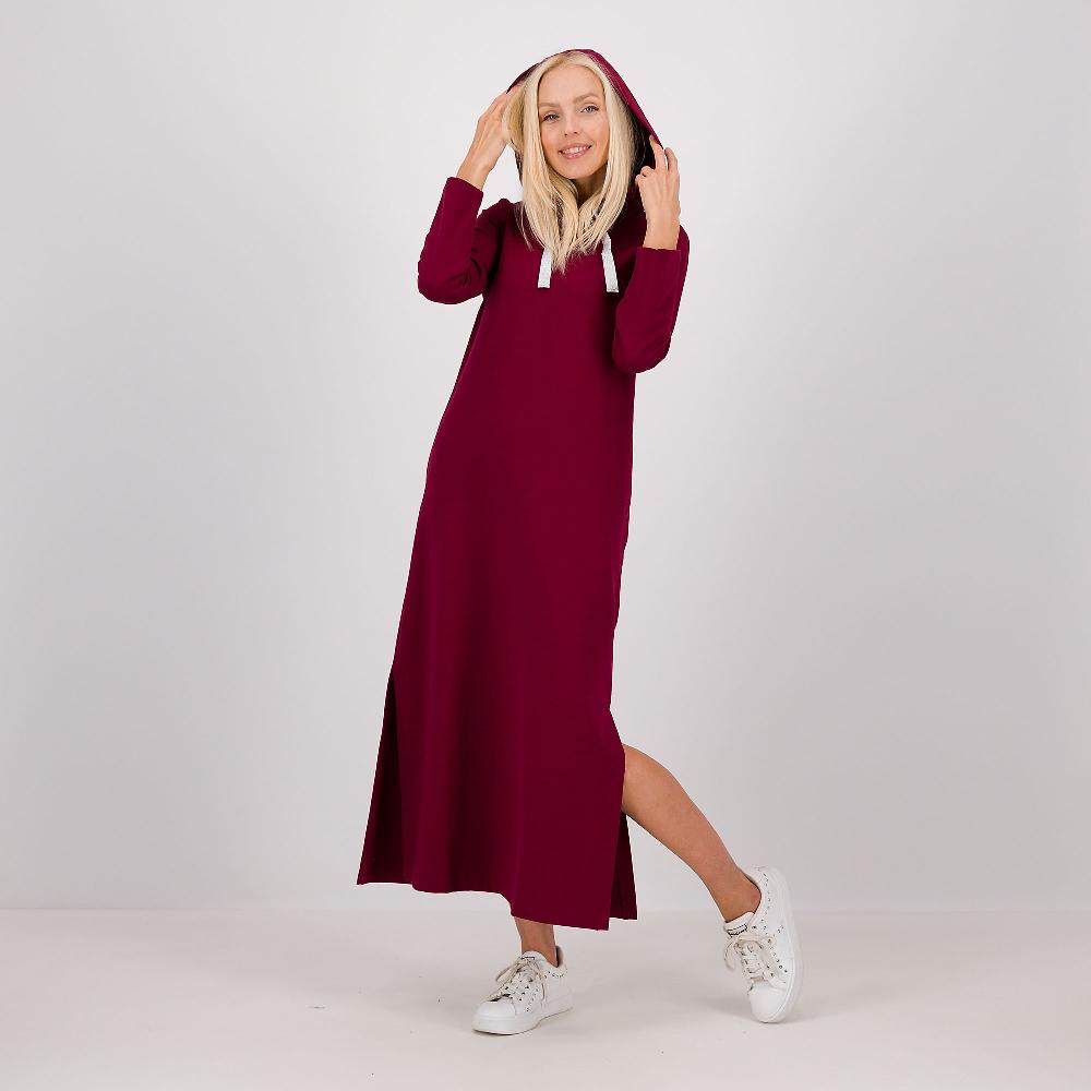 QVC Caterina Lancini Abito in felpa di cotone con cappuccio