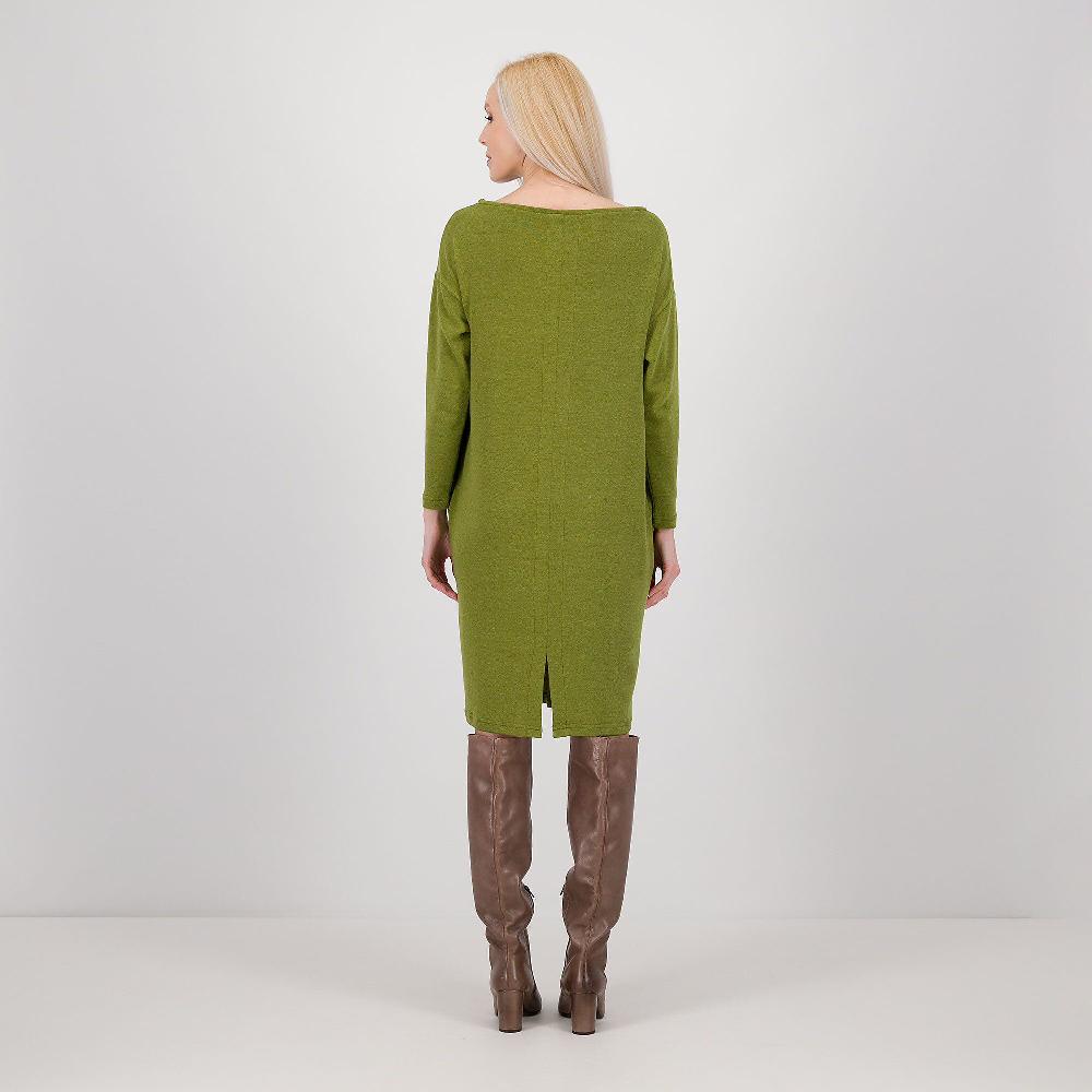 QVC Caterina Lancini Abito In Maglia Con Maniche Lunghe E Scollo A Barchetta