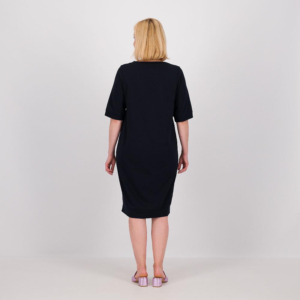 QVC Caterina Lancini Abito In Maglia Di Cotone Con Linea Ad Anfora