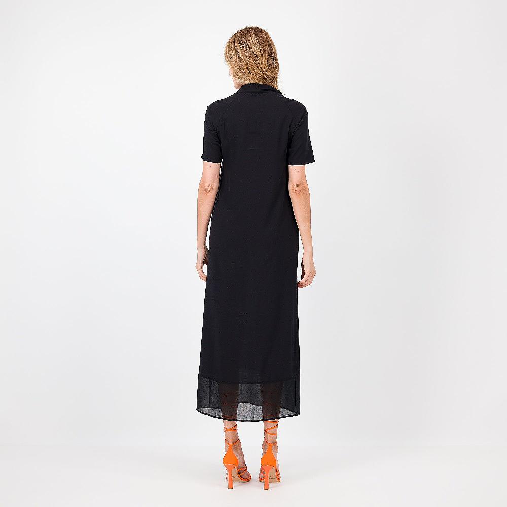 QVC Caterina Lancini Abito Lungo 100% Mussola Di Viscosa Anche Misure Petite