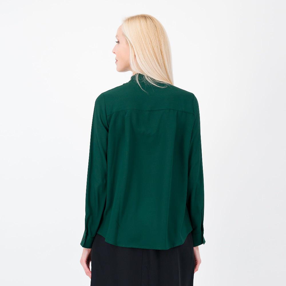 QVC Caterina Lancini Blusa Collo Guru Con Coulisse E Anelli A Vela