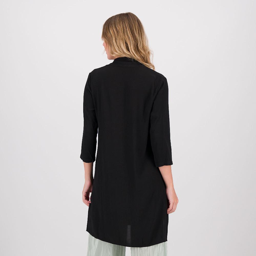 QVC Caterina Lancini Blusa In Creponne Di Viscosa Collo A Fusciacca