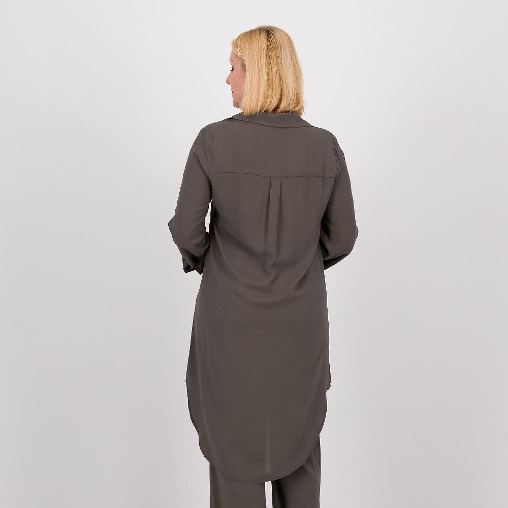 QVC Caterina Lancini Camicia A Maniche Lunghe In Mussola Di Viscosa