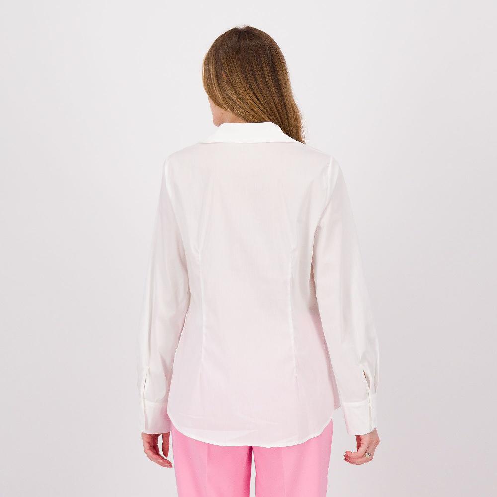 QVC Caterina Lancini Camicia In Misto Cotone A Maniche Lunghe