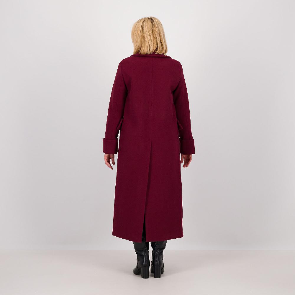 QVC Caterina Lancini Cappotto Lungo In Panno Velour Anche Petite