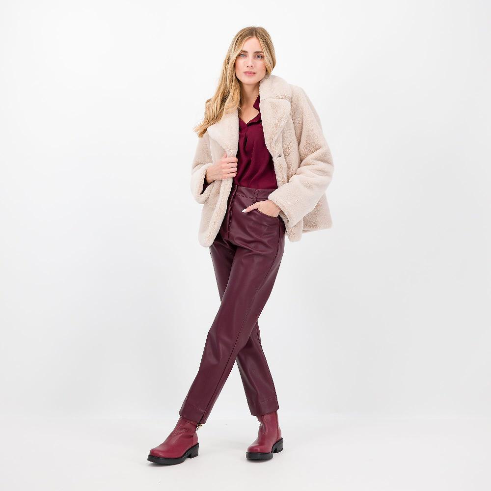 QVC Caterina Lancini Giaccone Corto In Pelo Sintetico