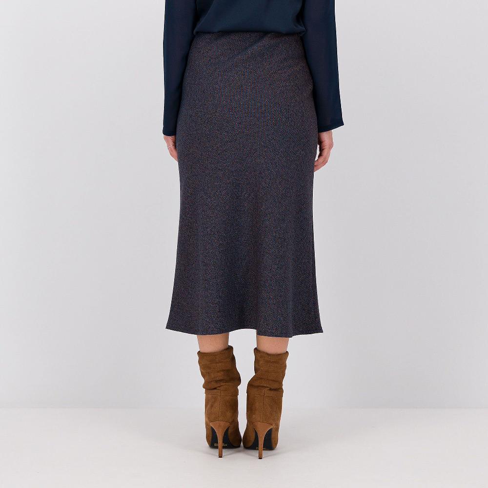 QVC Caterina Lancini Gonna Longuette Con Elastico In Vita