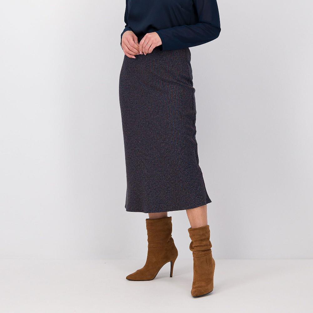 QVC Caterina Lancini Gonna longuette con elastico in vita