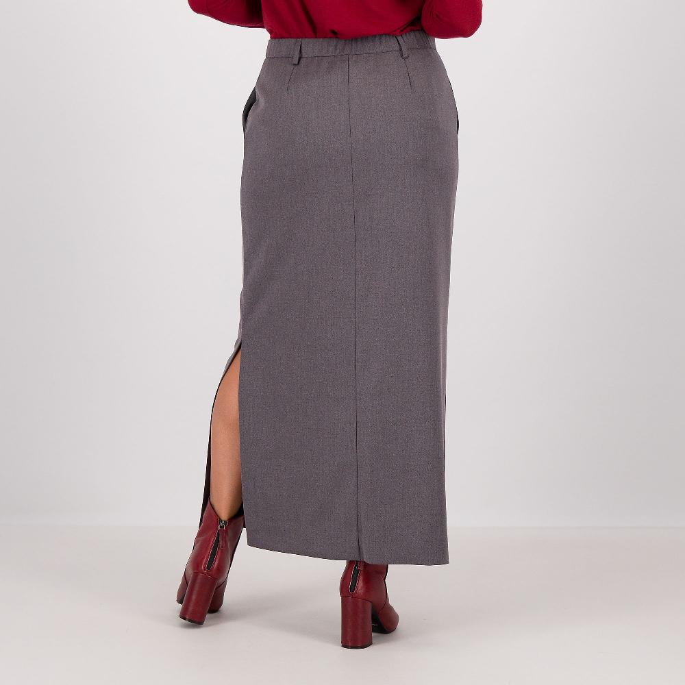 QVC Caterina Lancini Gonna Lunga Con Elastico E Spacchi Laterali