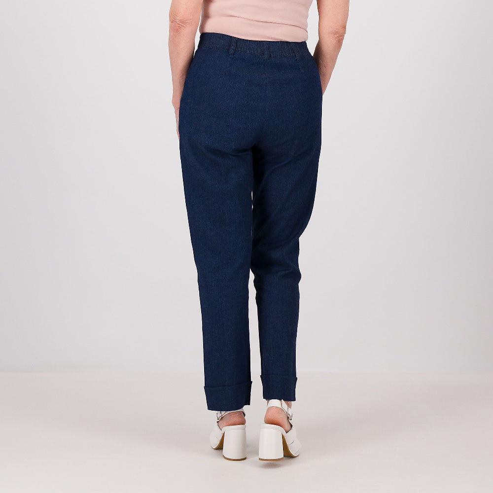 QVC Caterina Lancini Jeans A Sigaretta Con Risvolto Al Fondo