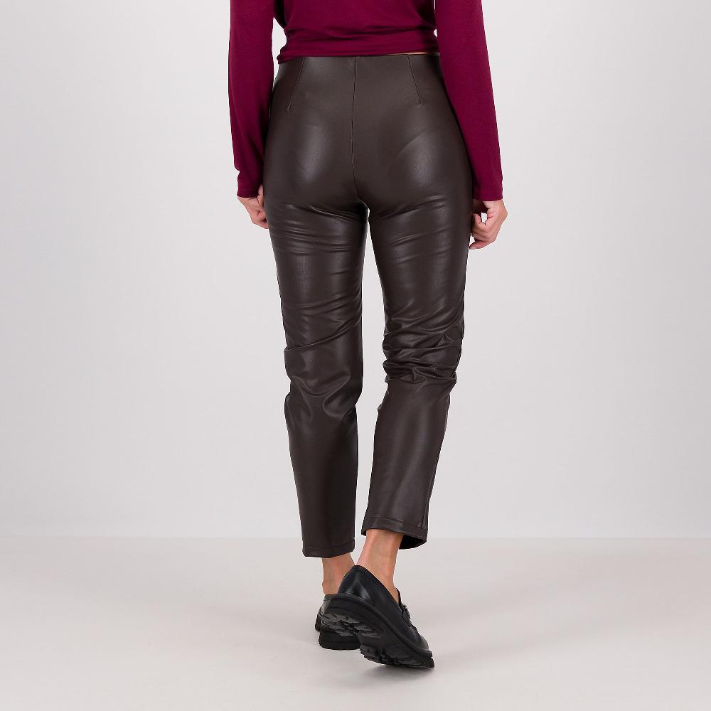 QVC Caterina Lancini Jegging In Tessuto Spalmato Con Interno Caldo