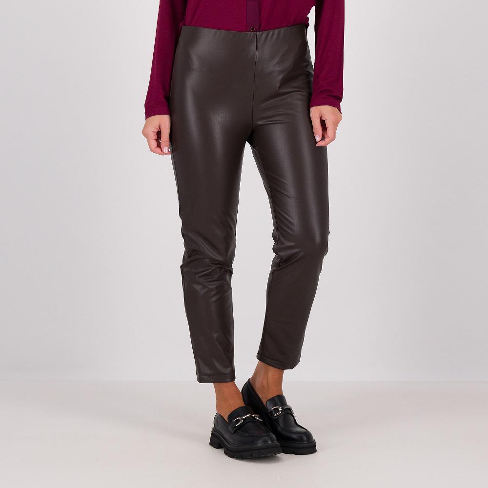 QVC Caterina Lancini Jegging in tessuto spalmato con interno caldo