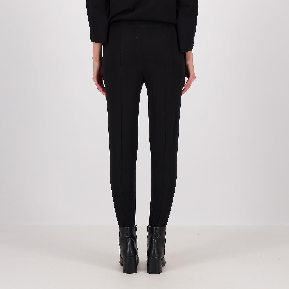 QVC Caterina Lancini Leggings In Jersey Crêpe Con Ghette Elasticate Al Fondo