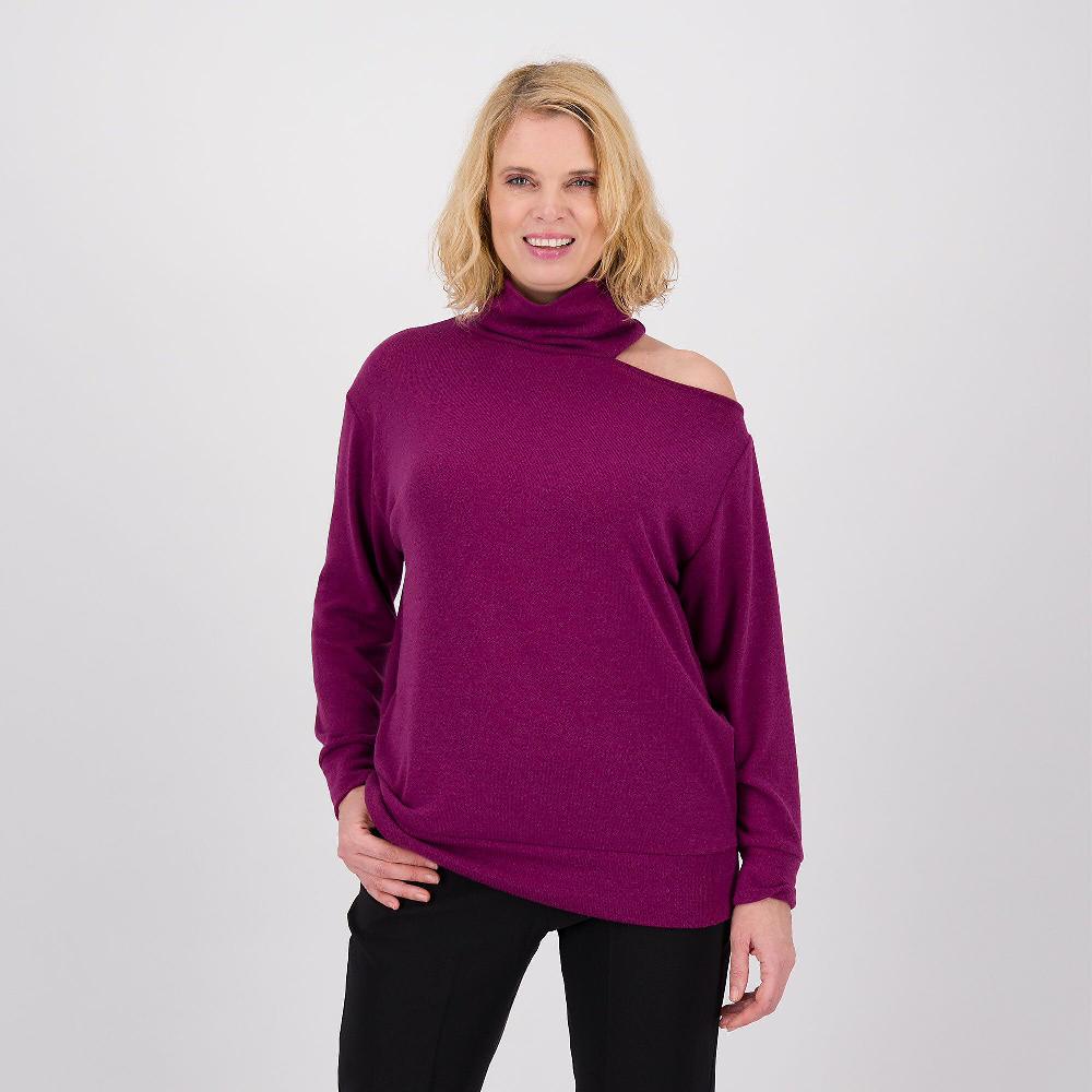 QVC Caterina Lancini Maglia a collo alto con manica lunga