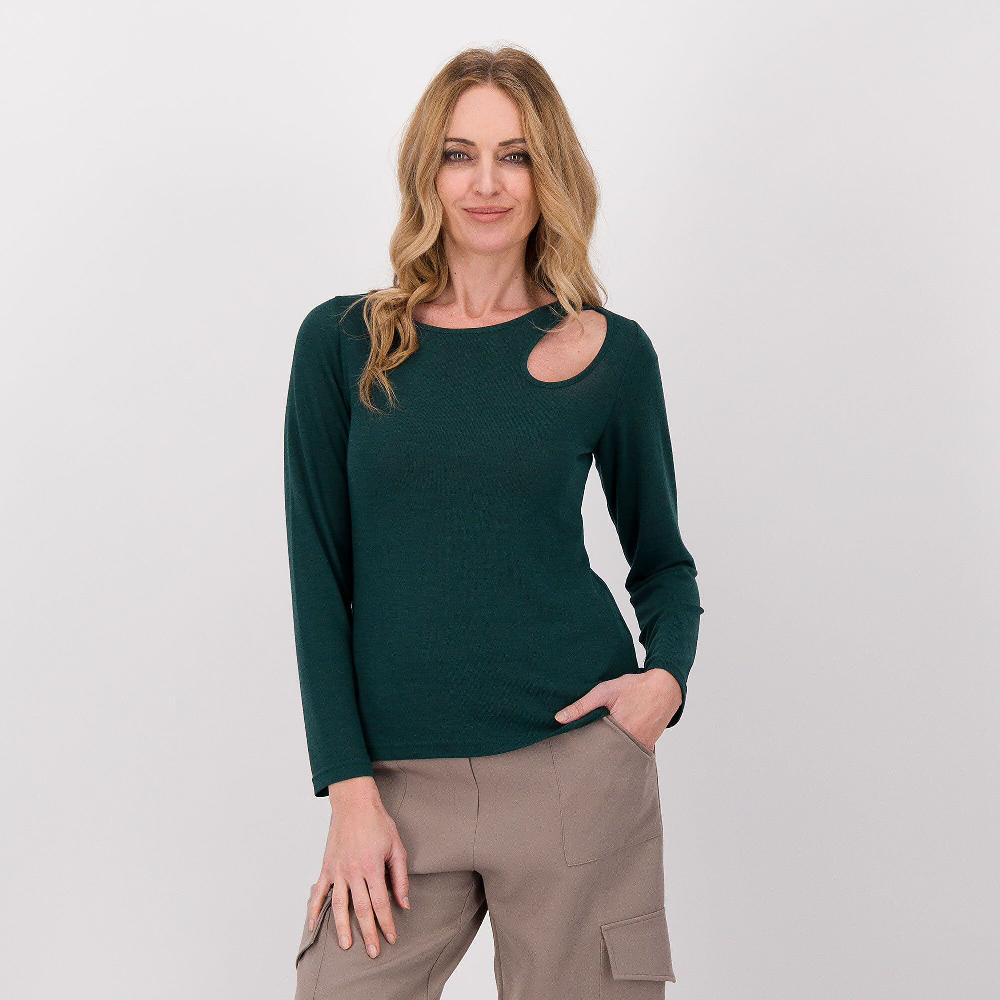 QVC Caterina Lancini Maglia a manica lunga con cut out