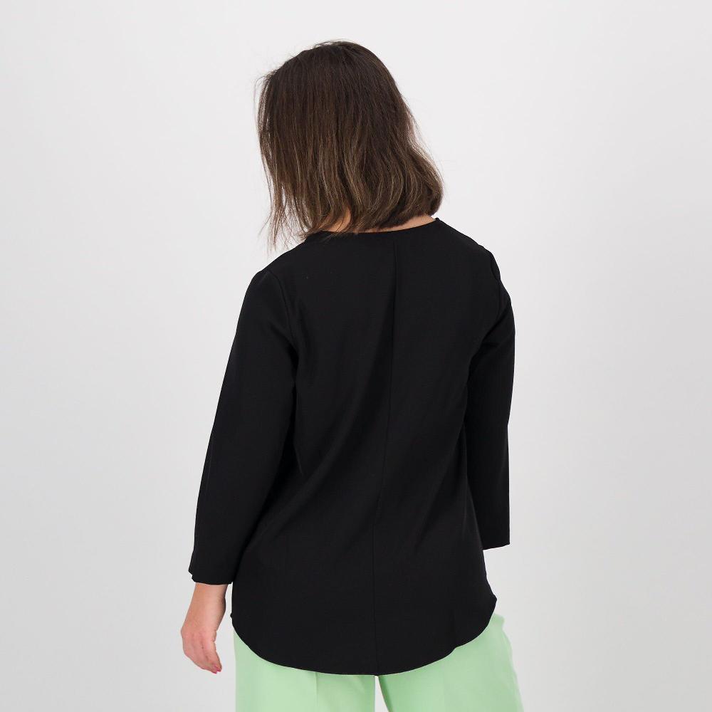 QVC Caterina Lancini Maglia A Maniche 3/4 Con Scollo Tondo