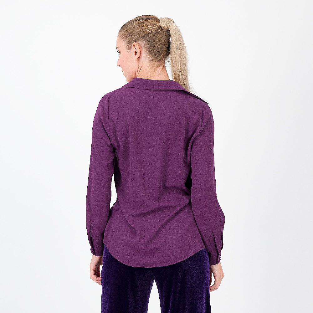 QVC Caterina Lancini Maglia A Polo In Crépe De Chine