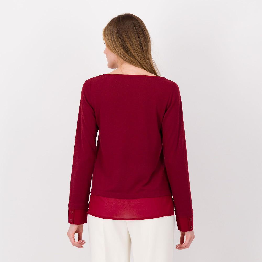 QVC Caterina Lancini Maglia Effetto Doppio A Maniche Lunghe