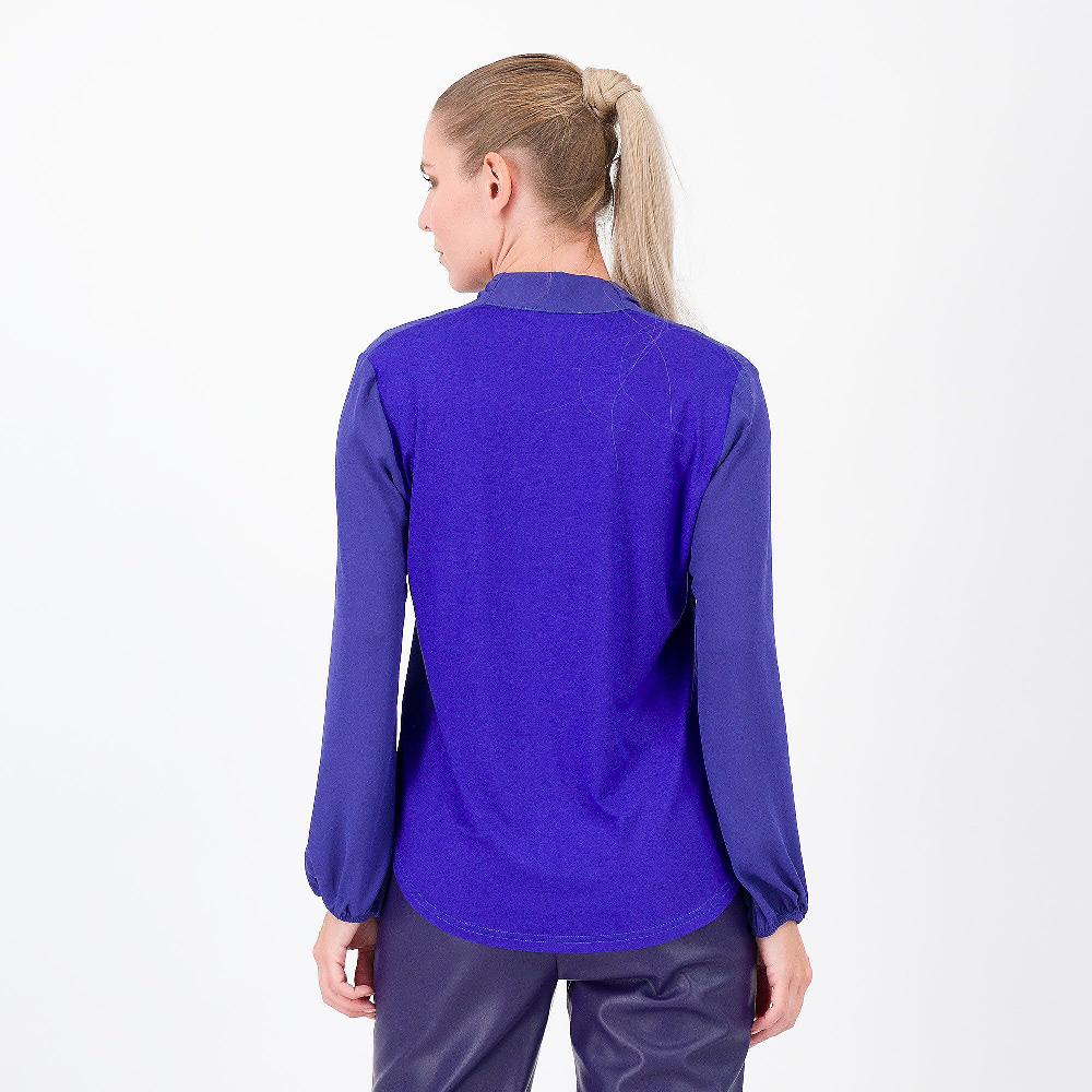 QVC Caterina Lancini Maglia In Crépe A Maniche Lunghe