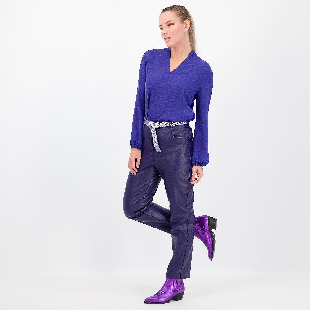 QVC Caterina Lancini Maglia In Crépe A Maniche Lunghe