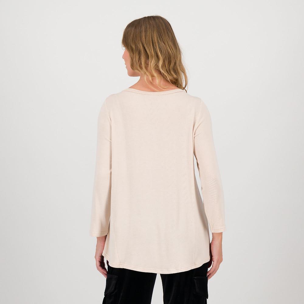 QVC Caterina Lancini Maglia In Jersey Di Viscosa Con Cintura