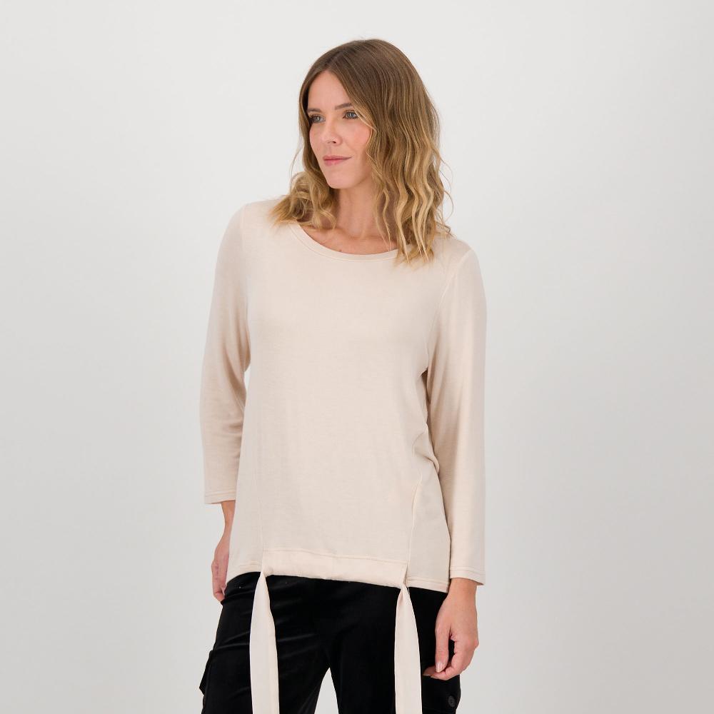 QVC Caterina Lancini Maglia in jersey di viscosa con cintura