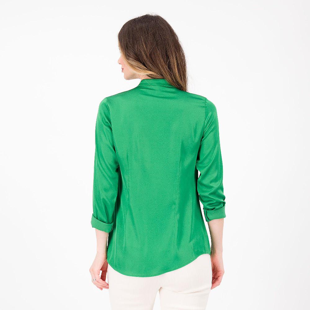 QVC Caterina Lancini Maglia In Raso Lavato Con Rouche