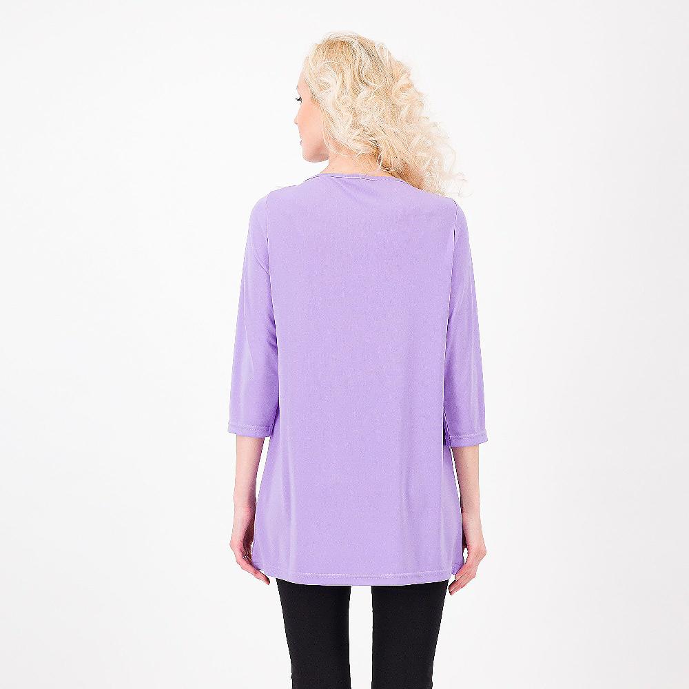 QVC Caterina Lancini Maglia Lunga Con Applicazioni In Tulle