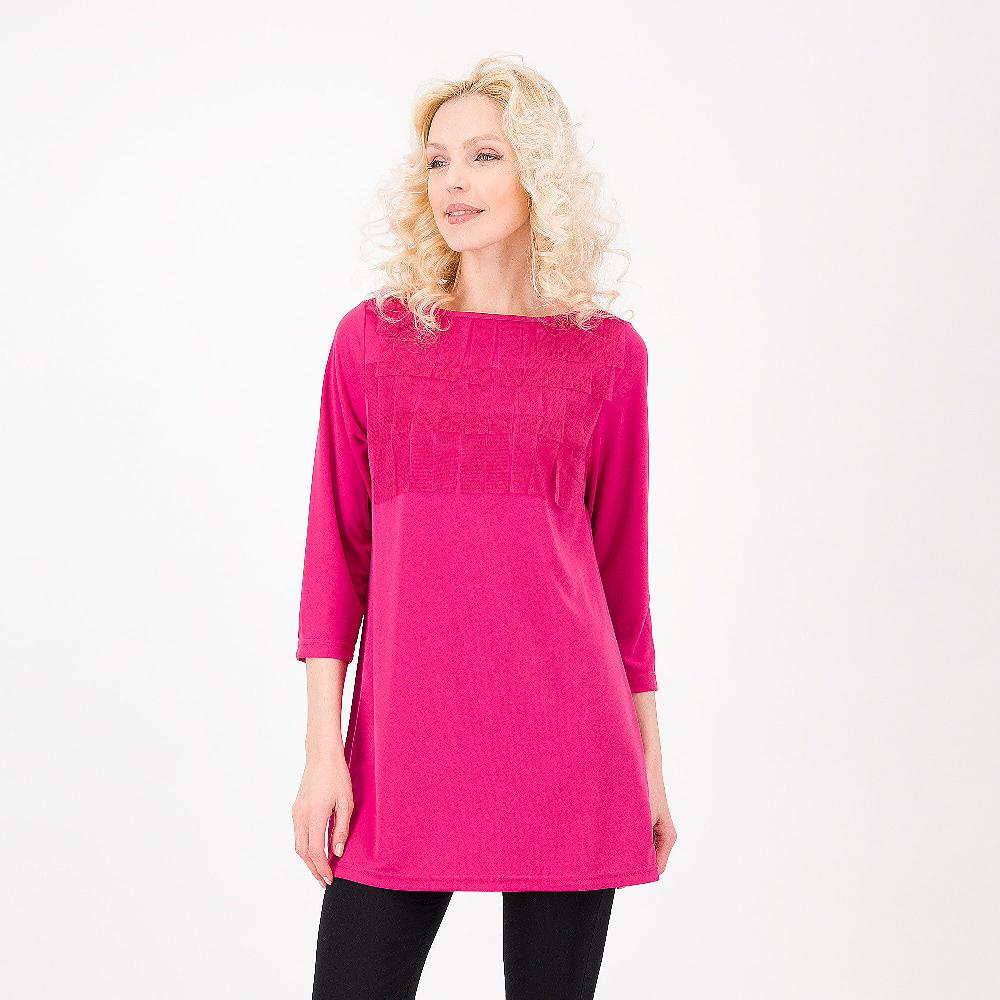 QVC Caterina Lancini Maglia lunga con applicazioni in tulle