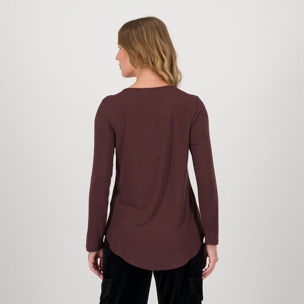 QVC Caterina Lancini Maglia Serafino Con Maniche Lunghe