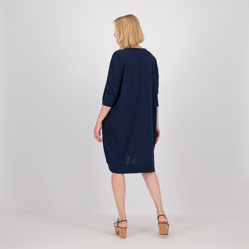 QVC Caterina Lancini Maxi Maglia Con Scollo Tondo E Manica Con Polsino