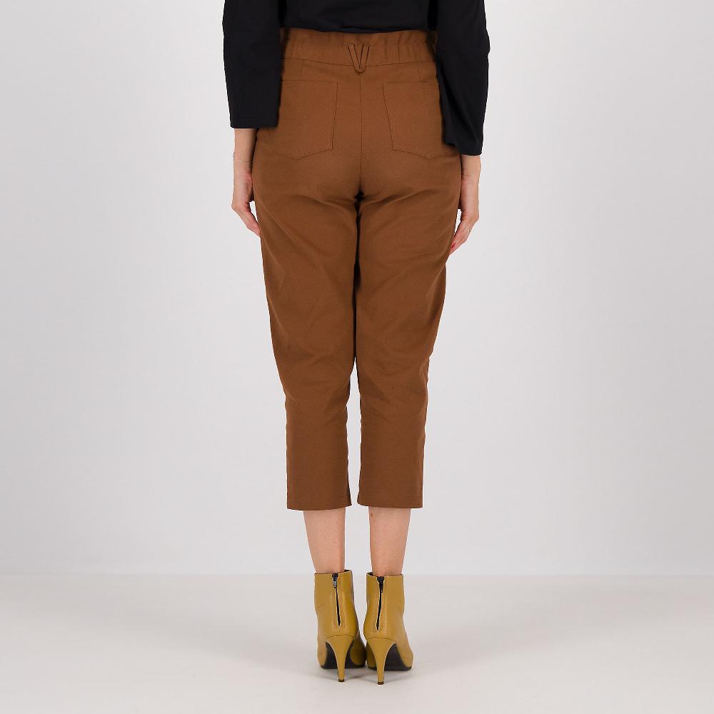 QVC Caterina Lancini Pantaloni A Carota Con Vita Elasticata