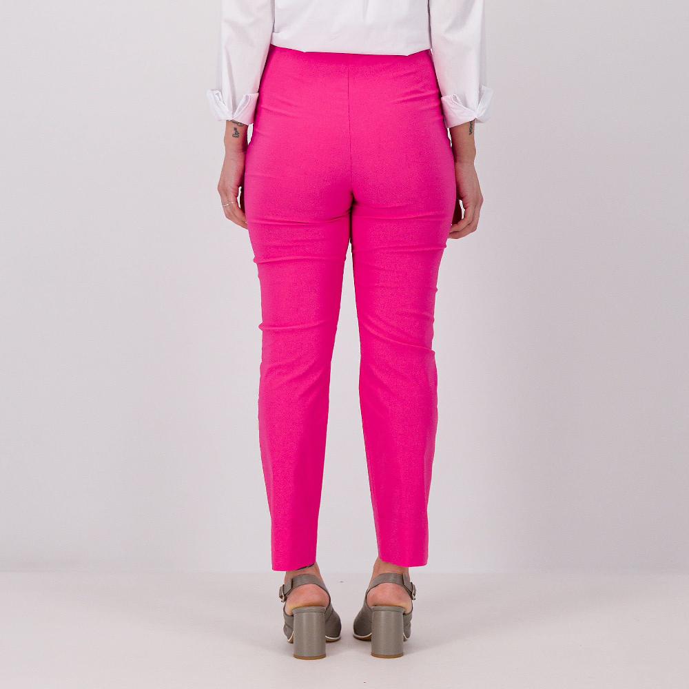 QVC Caterina Lancini Pantaloni A Sigaretta In Bengalina Leggera