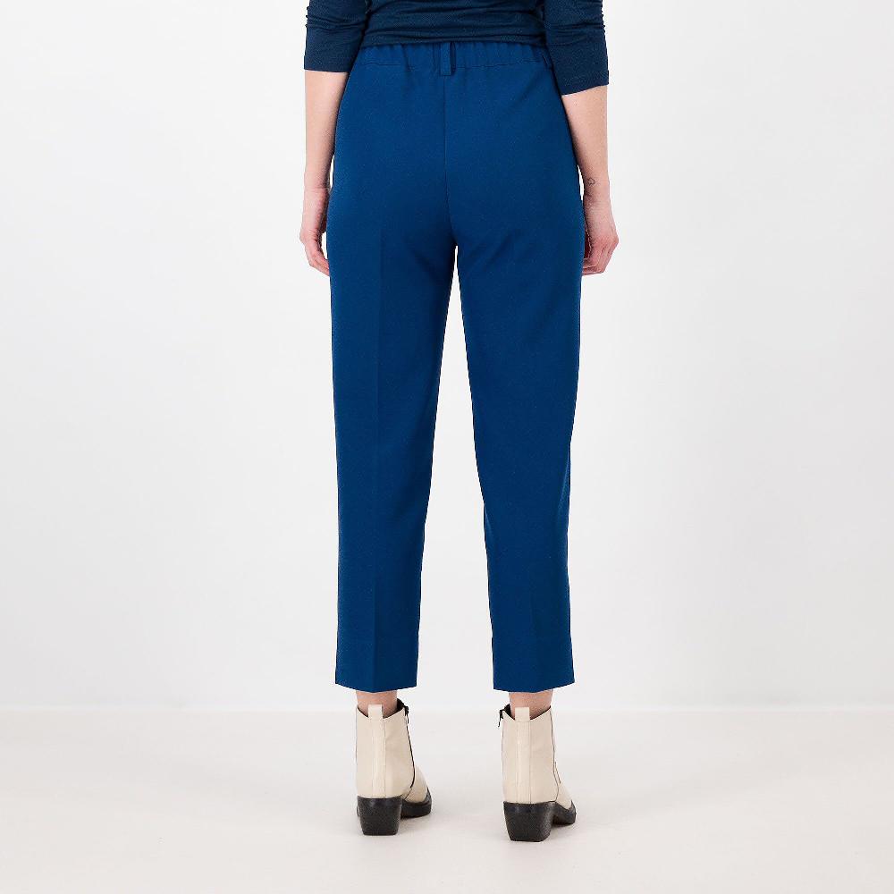 QVC Caterina Lancini Pantaloni A Sigaretta In Bi-stretch Spacchetto Al Fondo Made In Italy