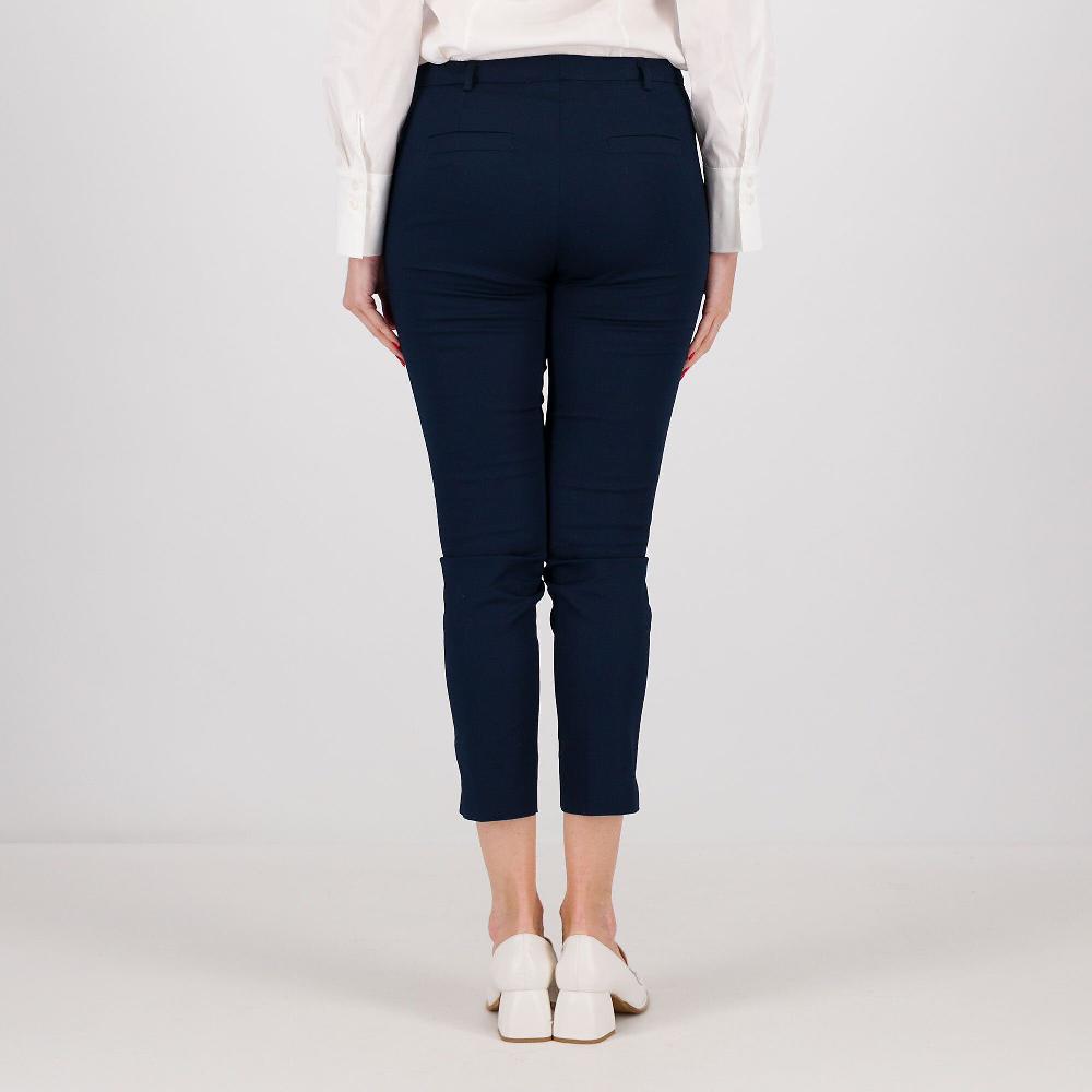 QVC Caterina Lancini Pantaloni A Sigaretta In Rasatello Di Cotone Anche Petite