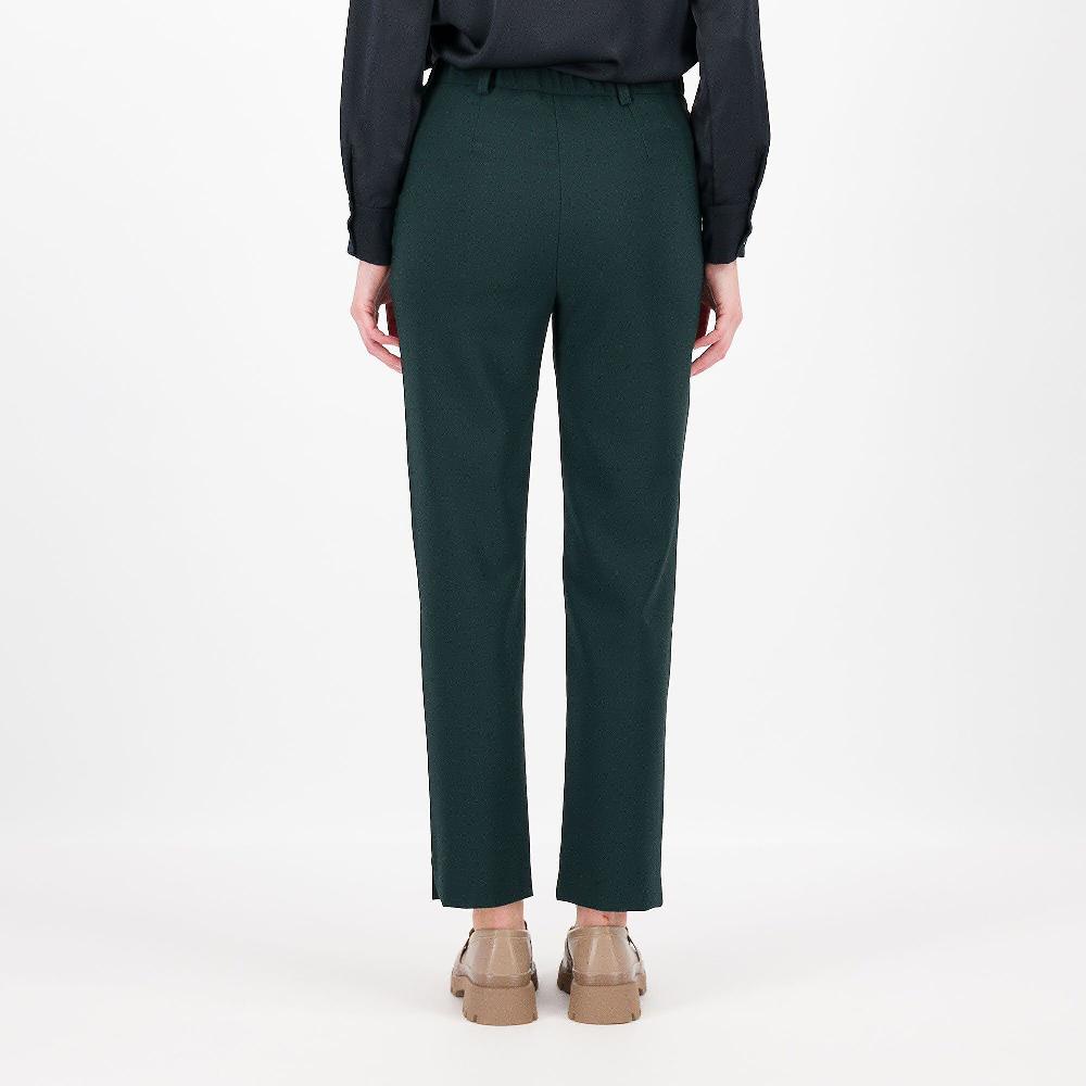 QVC Caterina Lancini Pantaloni A Sigaretta In Tessuto Bi-stretch