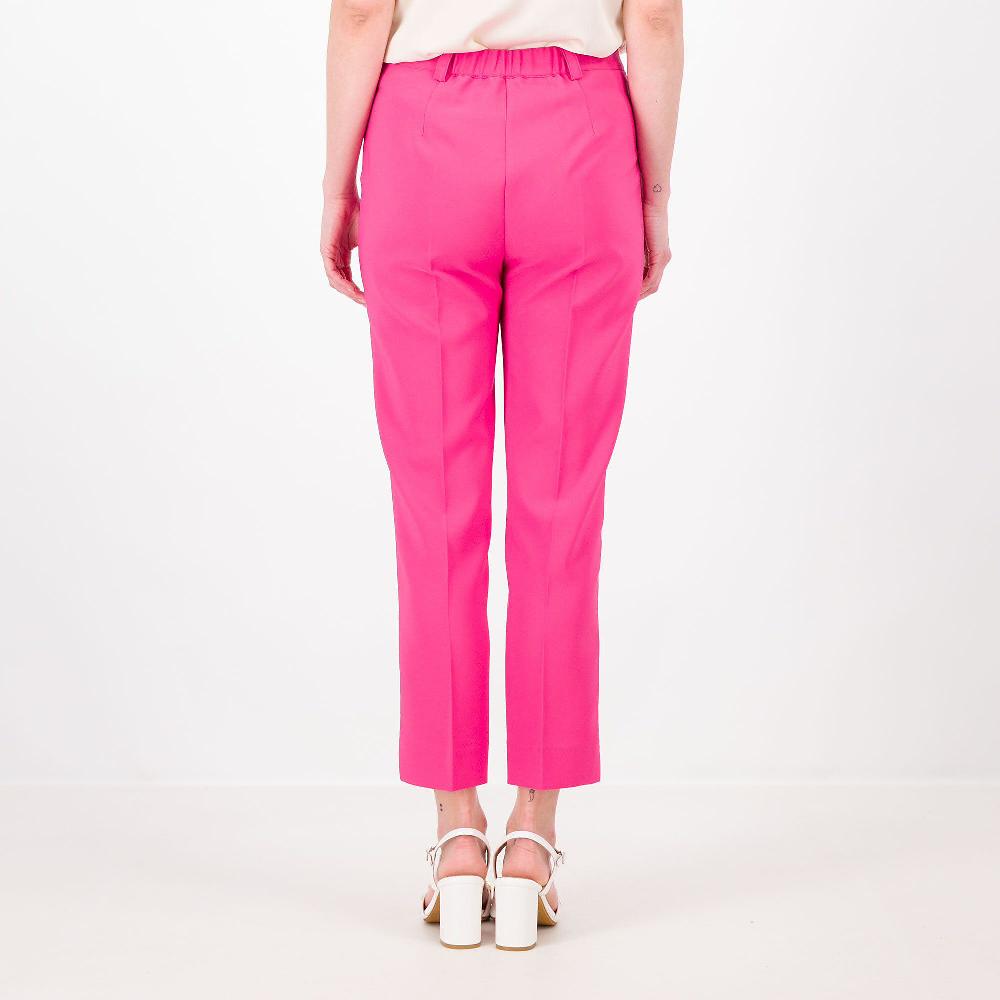 QVC Caterina Lancini Pantaloni A Sigaretta In Tessuto Bi-stretch