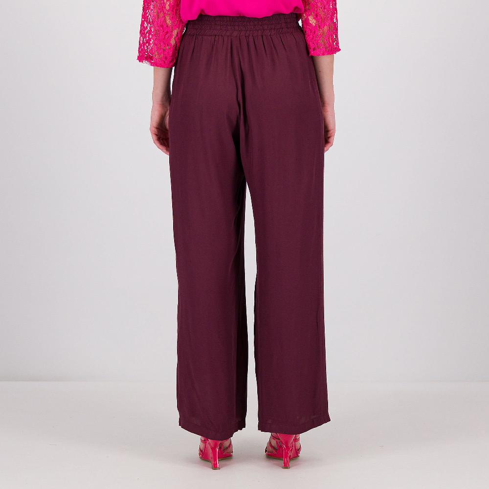 QVC Caterina Lancini Pantaloni Ampi In Tessuto Giavanase Di Viscosa