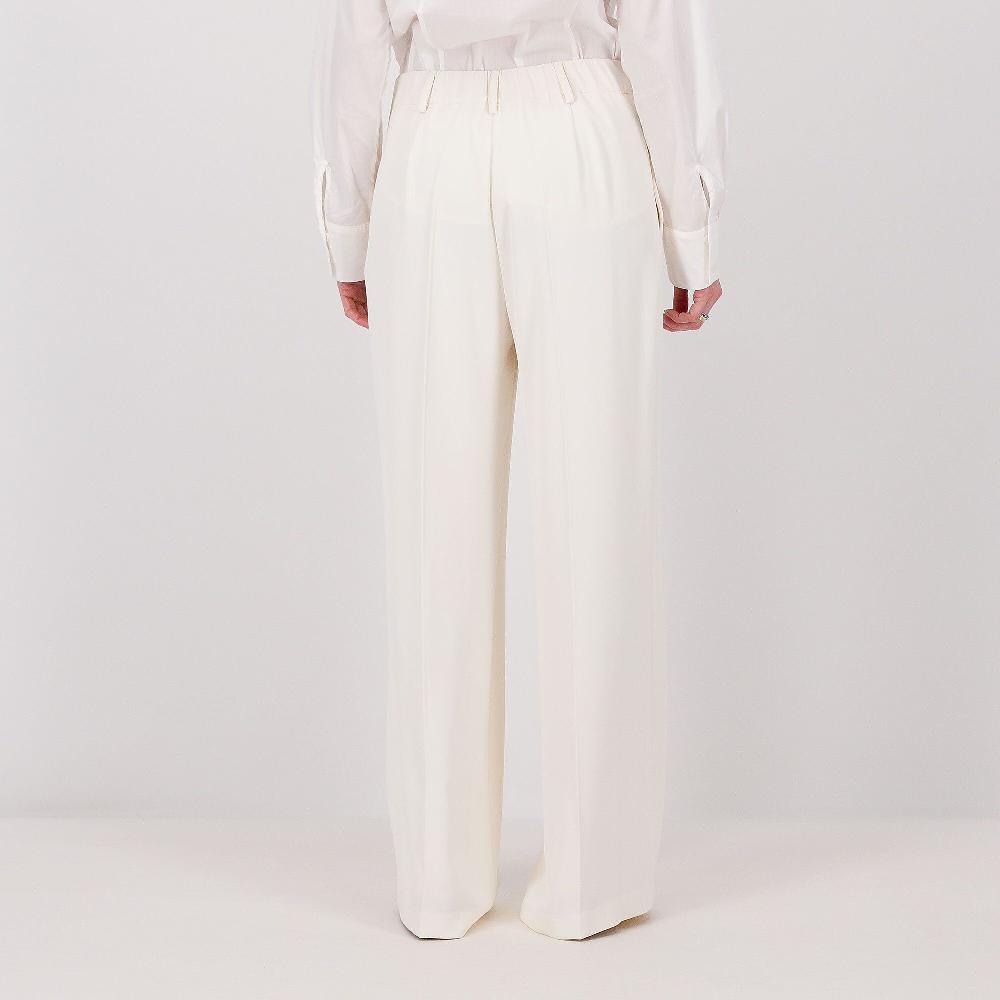 QVC Caterina Lancini Pantaloni Ampi In Tricottina Con Elastico In Vita