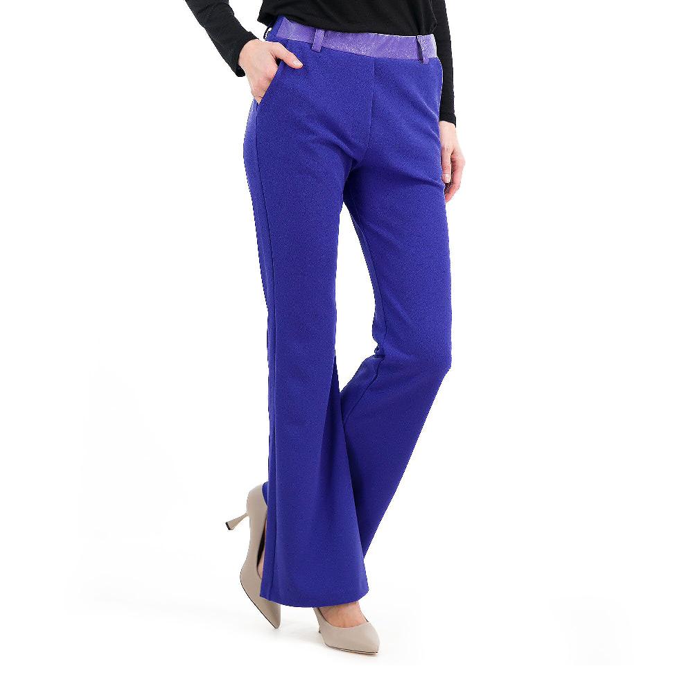 QVC Caterina Lancini Pantaloni bootcut in scuba taglia Regular e Petite