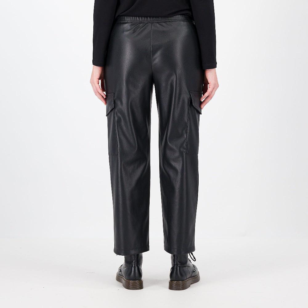 QVC Caterina Lancini Pantaloni Cargo In Tessuto Spalmato