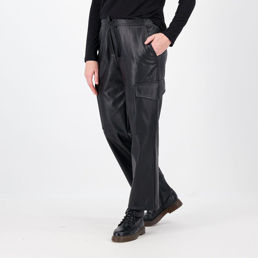 QVC Caterina Lancini Pantaloni Cargo In Tessuto Spalmato