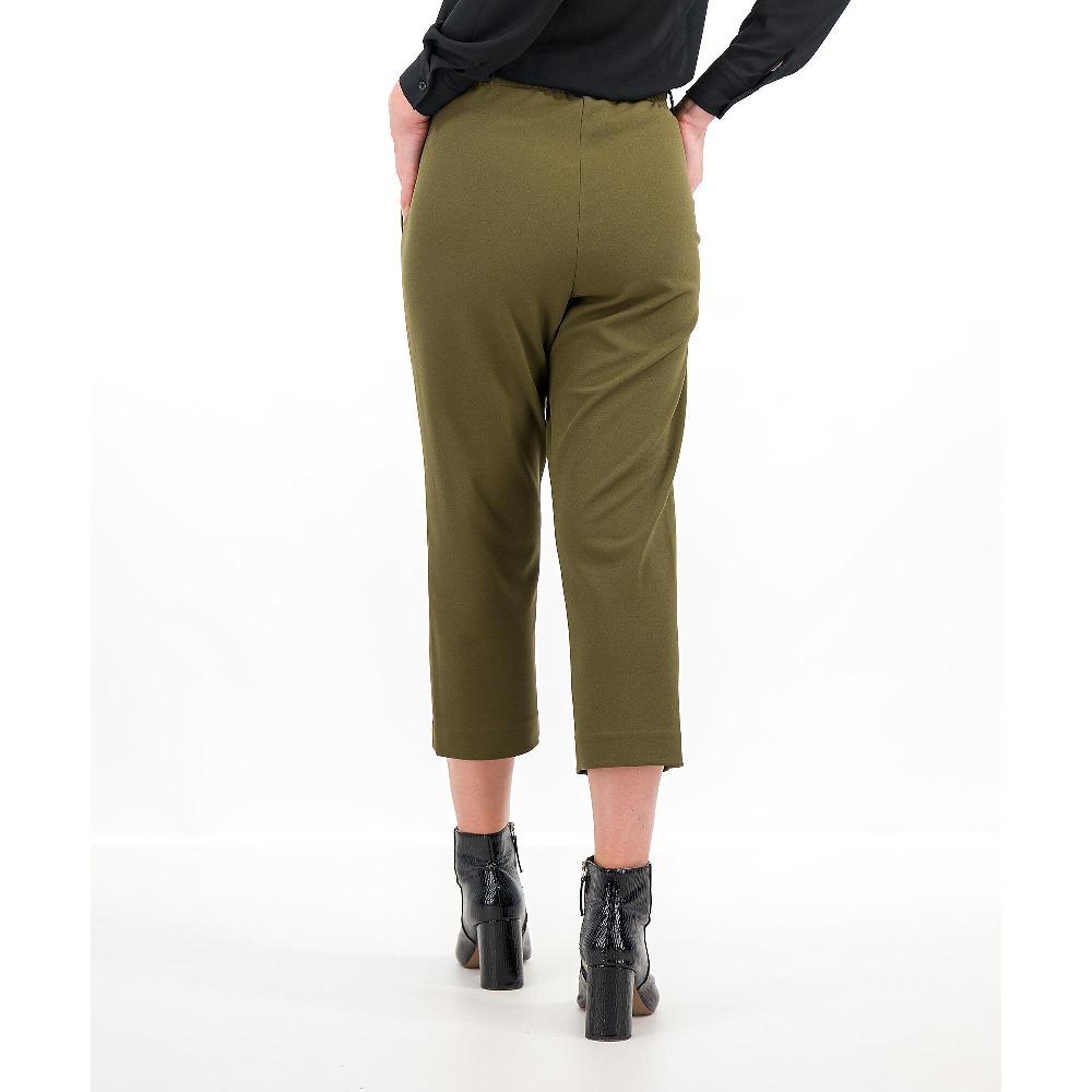 QVC Caterina Lancini Pantaloni Con Toppe In Tessuto Spalmato