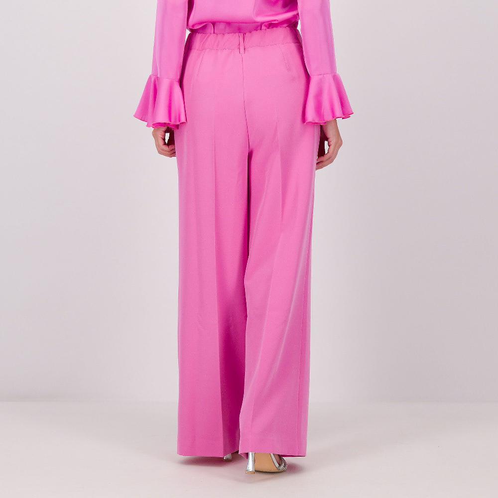 QVC Caterina Lancini Pantaloni Gamba Morbida In Tessuto Tecnico Bistretch