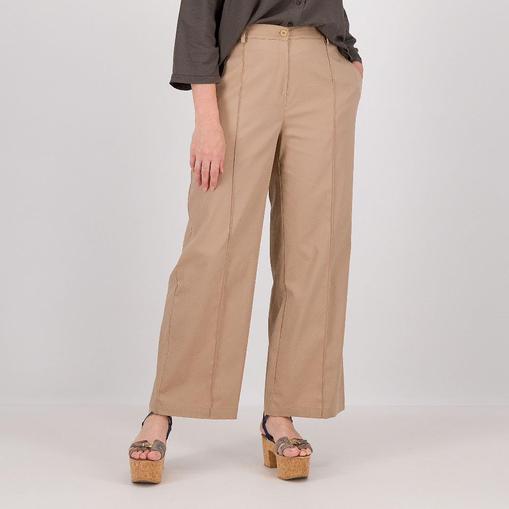 QVC Caterina Lancini Pantaloni in popeline misto cotone